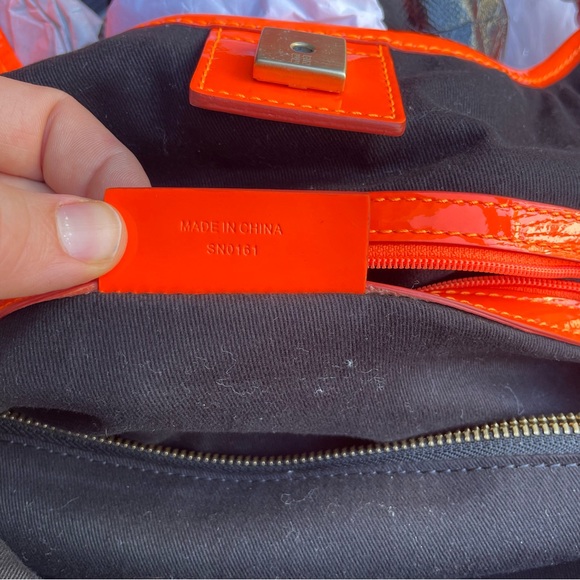 Authentic GIVENCHY Nylon Handbag Neon Shoulder Bag Top Handle Oversized Tote - Picture 12 of 12